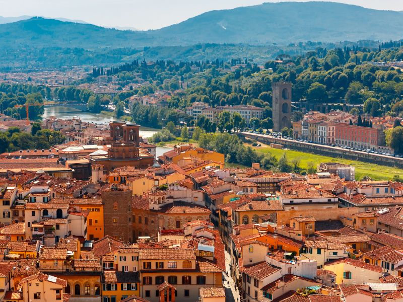 Oltrarno and Santo Spirito in Florence, Italy