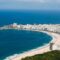 The popular Copacabana neighborhood in Rio de Janeiro